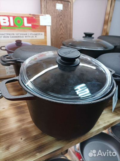 Кастрюля чугунная 4л