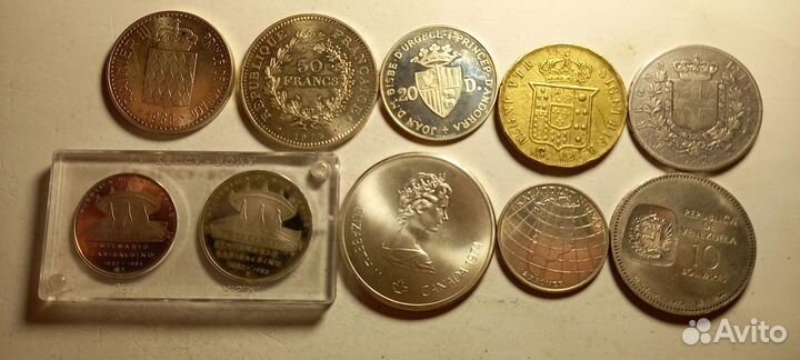 Восточная Африка,Сан-Марино,Канада,Австрия.Серебро