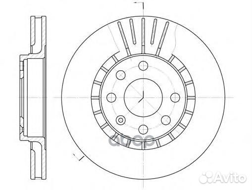 6178.10 диск тормозной передний Opel Astra/Asco