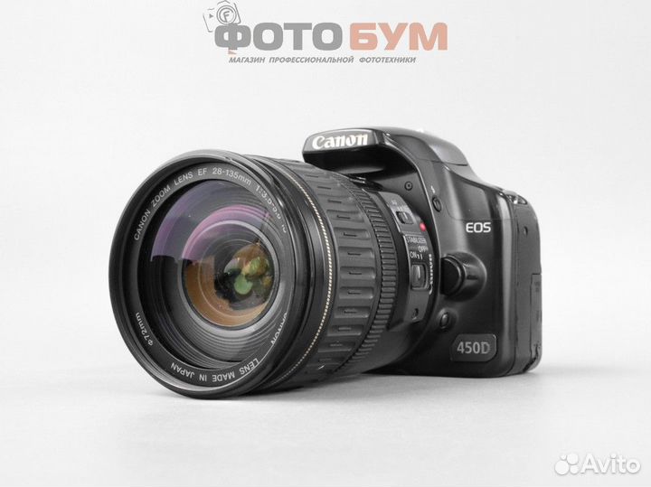 Фотоаппарат Canon 450D kit 28-135
