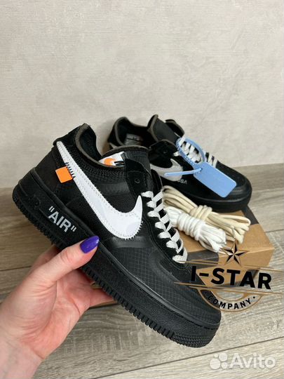 Кроссовки Nike Air Force 1 Low Off-White Black