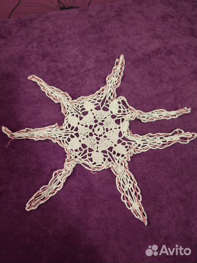 Салфетки связанные кружево СССР