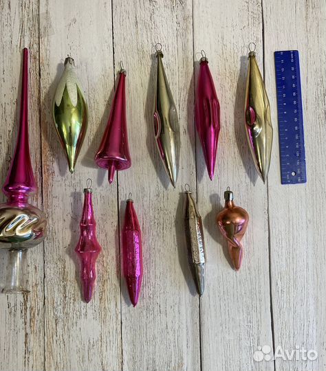 Елочные игрушки СССР одним лотом