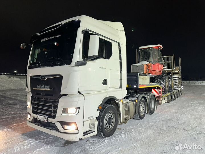 Перевозки негабарита тралом