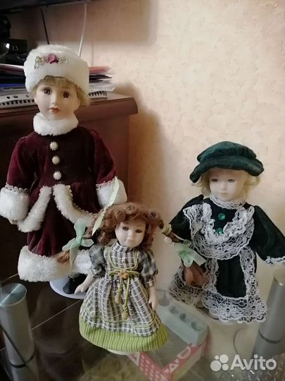 Кукла фарфоровая коллекционная