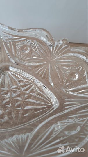 Конфетница из хрусталя
