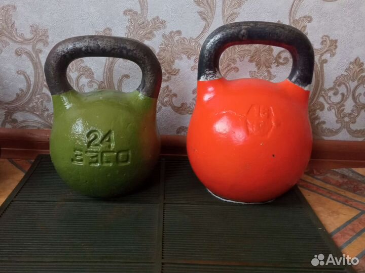 Гиря 24кг 16кг