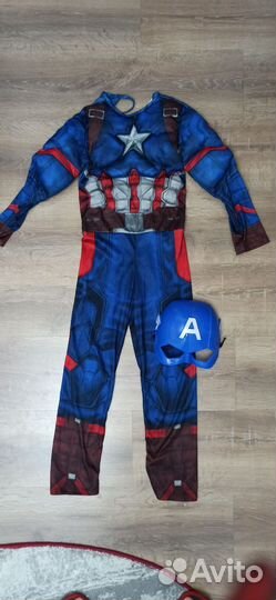 Костюм капитан Америка 7лет