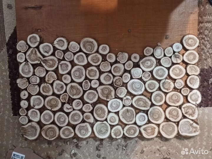 Панно из можжевельника для бани