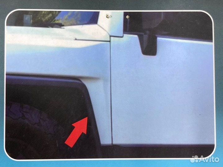 Накладки крыла передние Toyota Fj-Cruiser 1