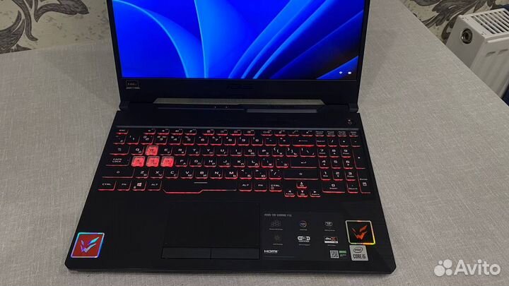 Игровой ноутбук asus i5-10300h + 1650 + 16gb