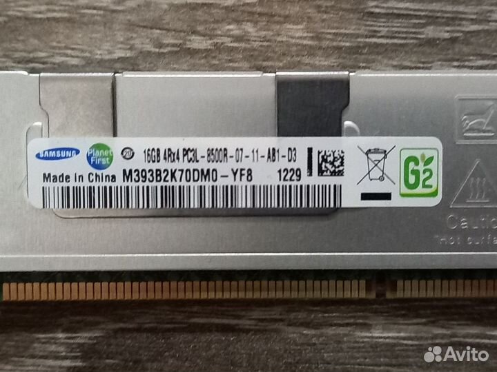 Оперативная память 16 GB DDR3 ECC REG