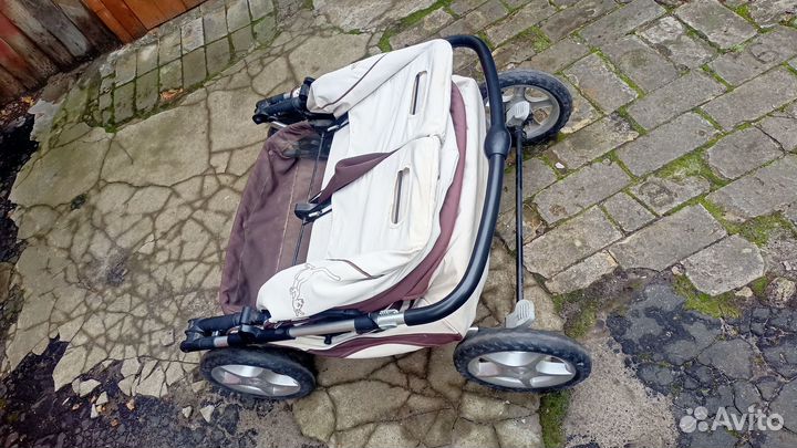 Коляска детская Geoby sс705-Х трансформер двойная