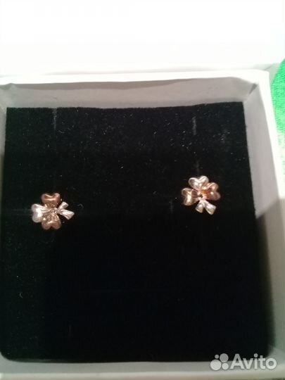 Серебряные серьги с черными бриллиантами