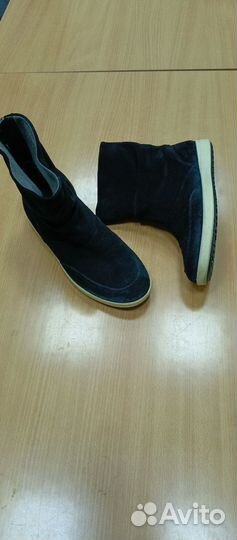 Ботинки демисезонные женские натуральная замша