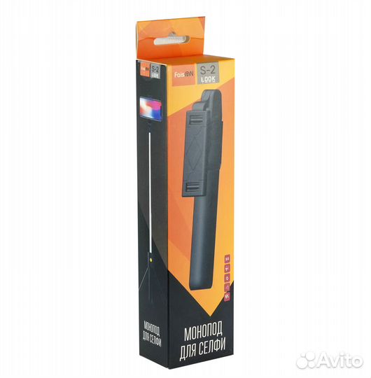Монопод для селфи FaisON, S-02, Look, bluetooth, п