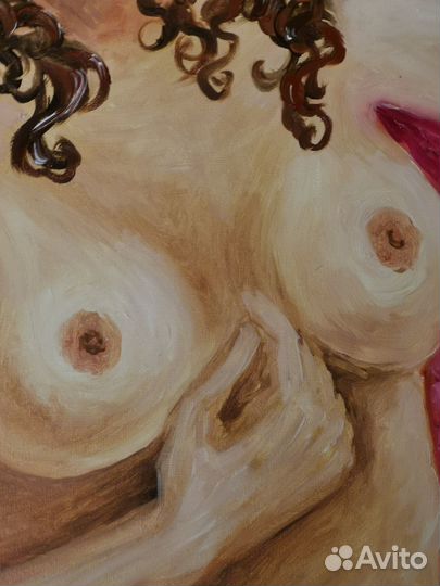 Картина холст масло. 