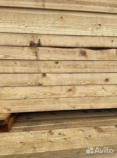Доска обрезная сосна ель