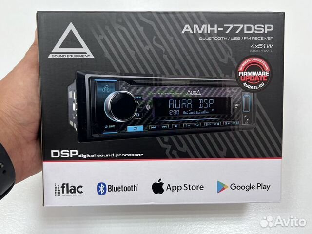 Магнитола aura AMH-77DSP Процессорная Новая