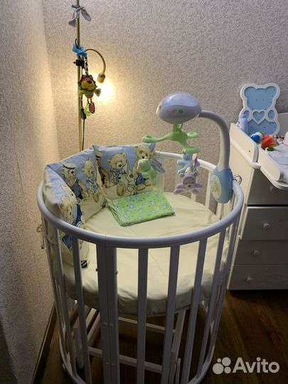 Бортики в детскую кроватку подушки