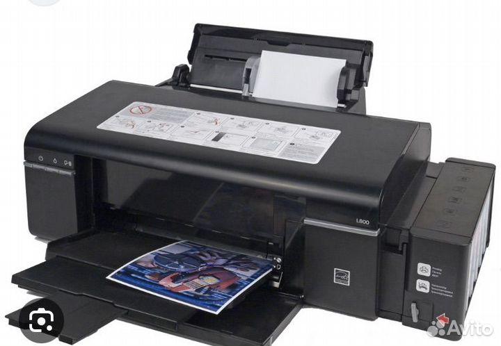 Фотопринтер струйный Epson l800 цветная печать А4