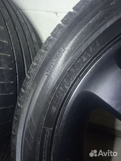 Колёса от subaru 225/50r17 крепеж 5*100