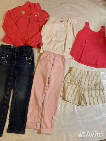 Пакет вещей на девочку 116 см