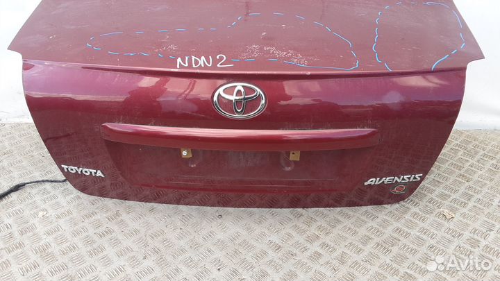 Крышка багажника Toyota Avensis T25 (2003-2008)