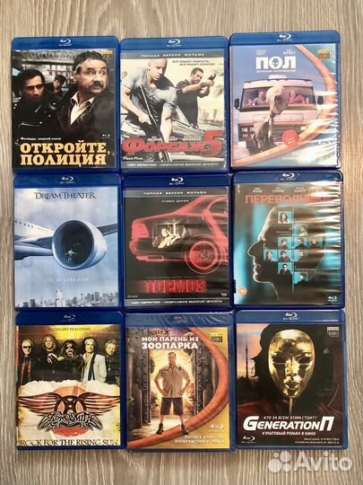 Blu ray фильмы диски