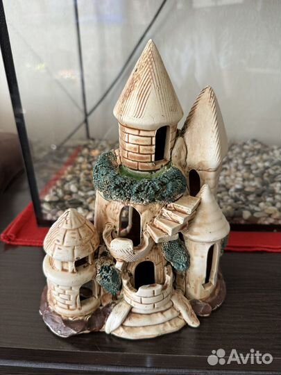 Аквариум, 60 л, грот, Галька, компрессор