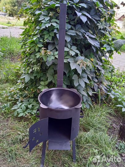 Печь под казана, чугунный казан, специи