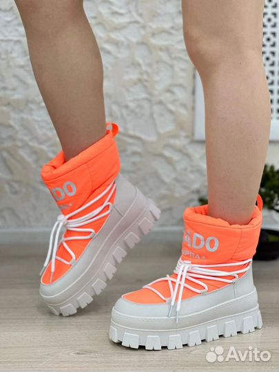 Сапоги женские дутики