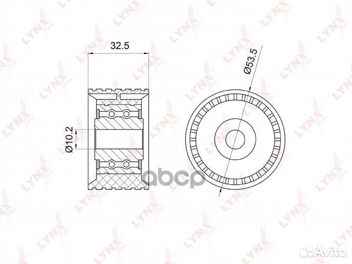 Ролик грм Renault Logan Sandero Duster LADA Largus