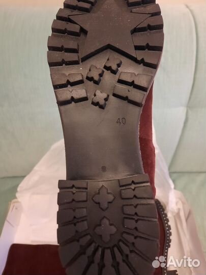 Сапоги замшевые зимние