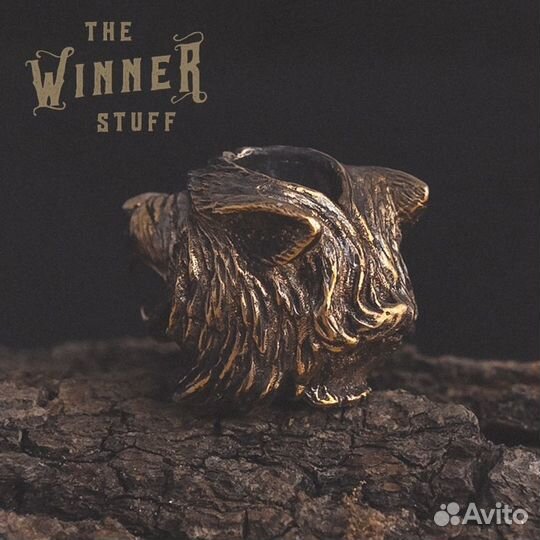 Бусина Темляк Брелок Серый Волк Оборотень Ликан