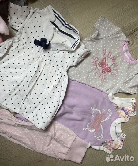 Пакет вещей 56-80 для девочки