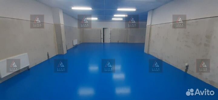 Борцовский ковер 10х10 одноцветный