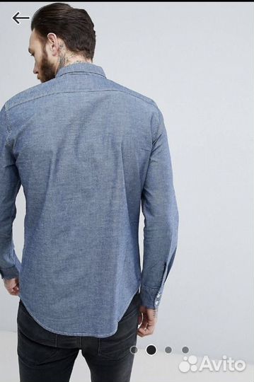 Джинсовая рубашка levis Оригинал Orange Tab