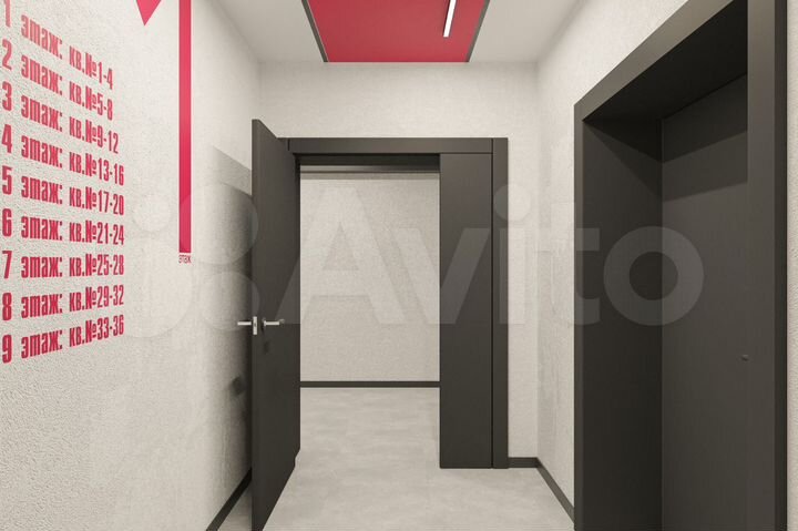 2-к. квартира, 52 м², 6/9 эт.