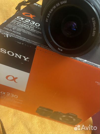 Зеркальный фотоаппарат sony a230