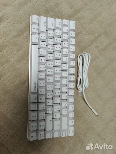 Игровая механическая клавиатура Ajazz Ak33 (white)