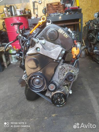 Двигатель BBY 1.4 бензин 2003 год шкода сеат