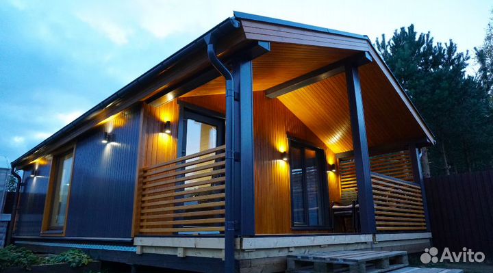 Готовый модульный дом по каркасной технологии
