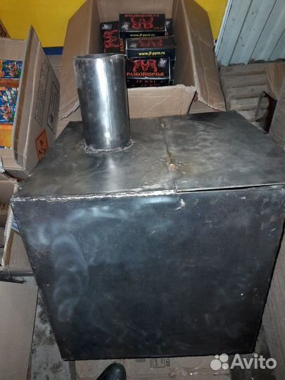 Бак для печи вертикальный