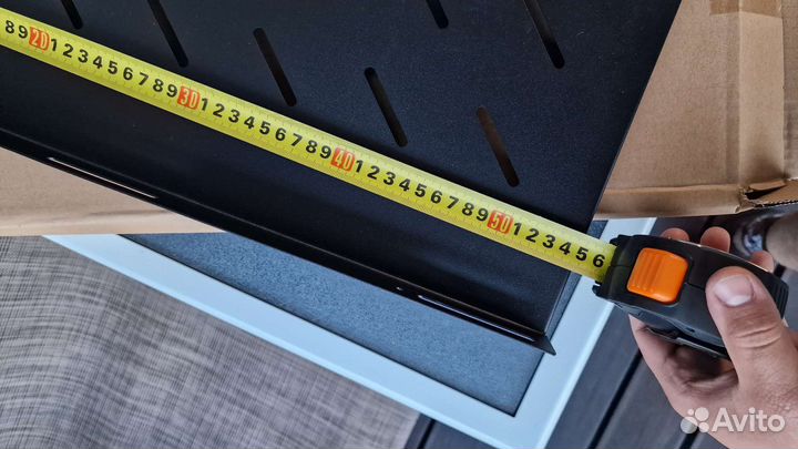 Усиленная полка в серверный шкаф 19