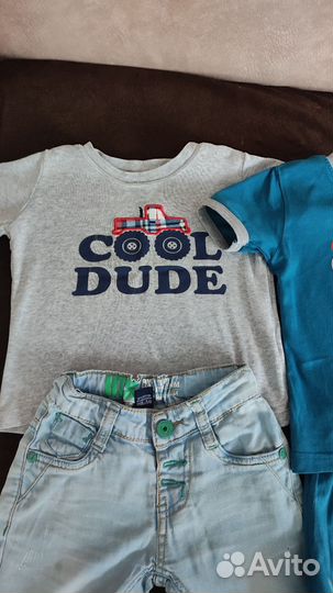 Одежда для мальчика пакетом 86 92 летняя