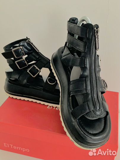 Босоножки, сандали гладиаторы из натуральной кожи