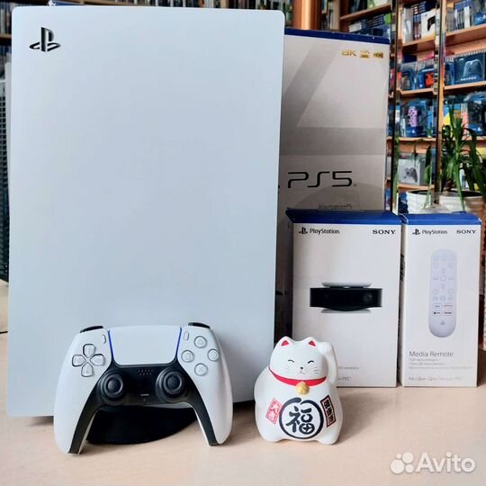 Sony PS5 Blu-Ray 500 игр с дисководом камера пульт