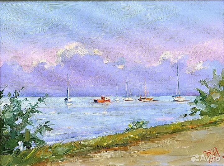 Картина с Таганрогским заливом