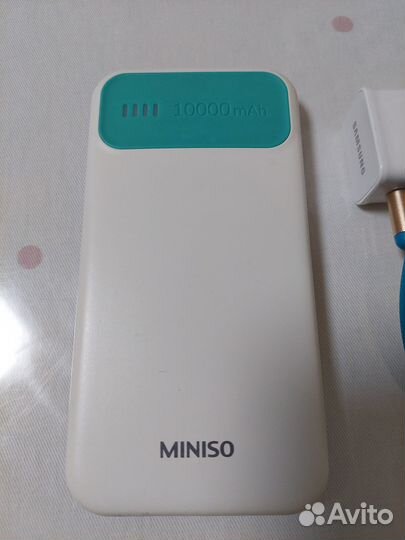 Внешний аккумулятор miniso 1000 mAh